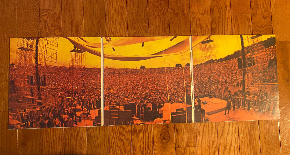 Woodstock Original Soundtrack 3-LP Cotillion SD 3-500 1977