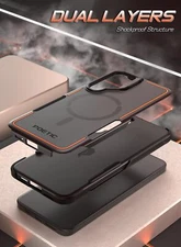 For Samsung Galaxy S24 Plus Case Poetic With Camera Stand MagSafe Cover Black