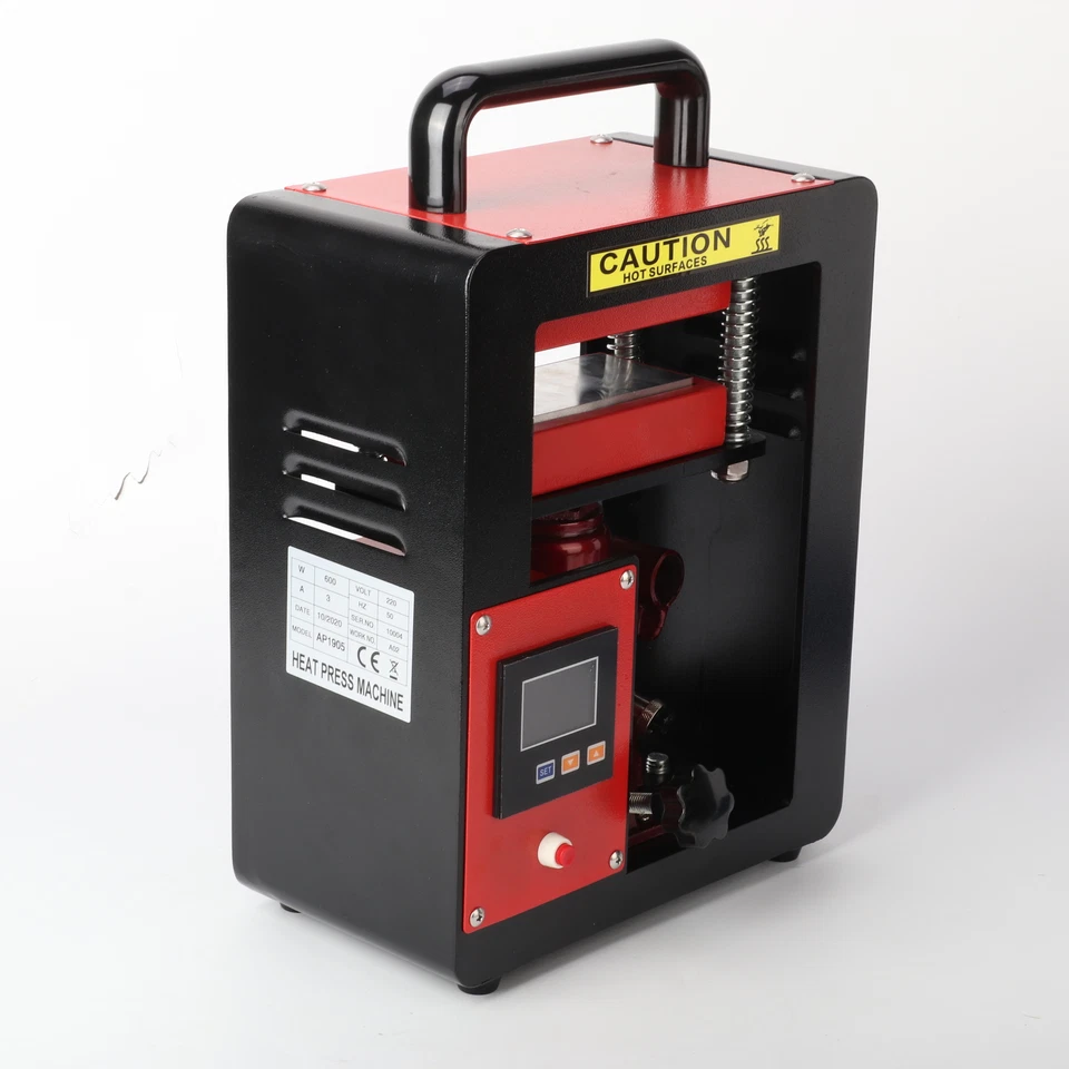 5T Hydraulic Rosin Heat Press Machine 2.4x4.7" Extraction Dual Heating Plates AU - image 3 of 4