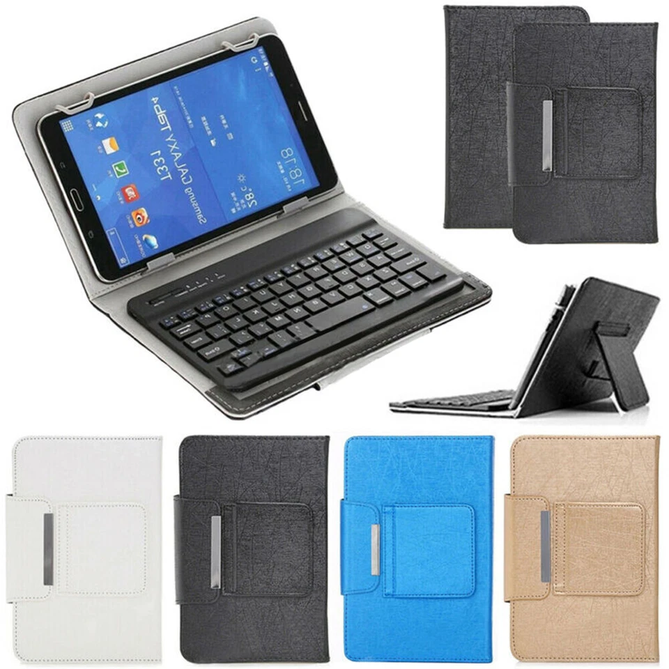 For iPad Mini 1/2/3 Mini 4/5/6 7.9" Universal Keyboard Leather Stand Case Cover - Image 3 of 4