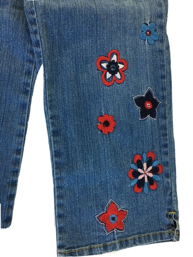 Fun to the 4th Girls L Jeans 70's theme capris $28 - Picture 2 of 6