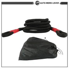 Heavy Duty Kinetic Energy Recovery Rope 1" X 20' - 33,900 Lbs W/ Bag For Towing