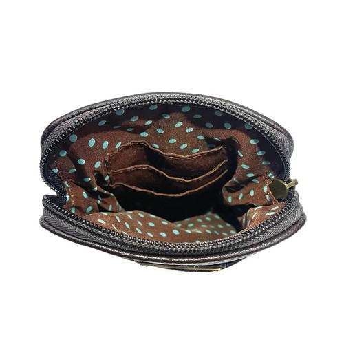 Chala Cell Phone Crossbody Bag * Border Collie/ Warm Gray * 827COL5 ** NEW 827 - Picture 6 of 10