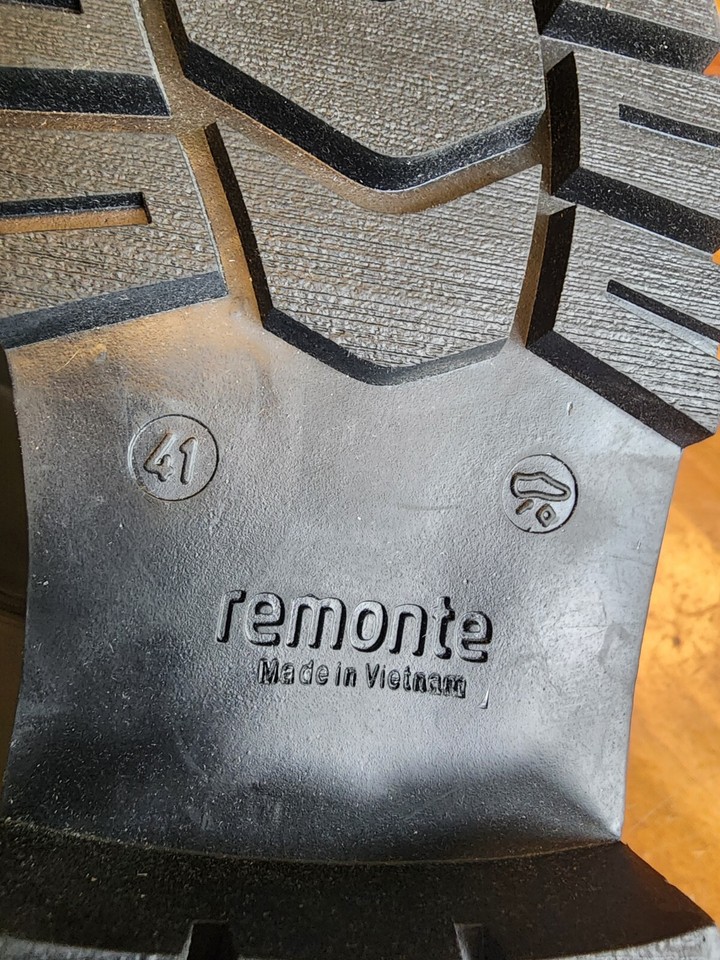 Remonte Women's D0B72-01 Stefanie Zip-Up Knee-High Boots Size EU 41 ...