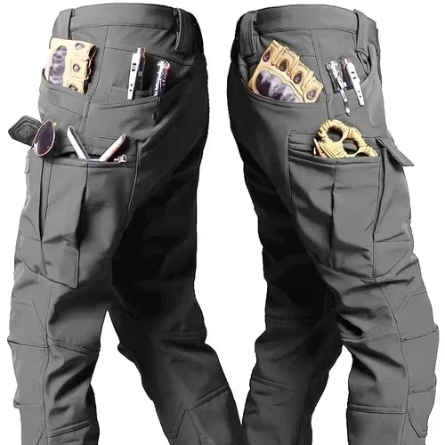 Nuovo set impermeabile per uomo giacca invernale con cappuccio + pantaloni set 2 pezzi - Foto 40 di 42