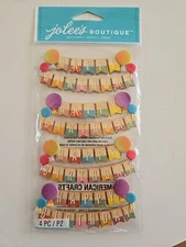Jolee's Boutique HAPPY BIRTHDAY BANNERS Scrapbooking Stickers