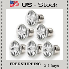 75W Sun Basking Lamp Bulb, 6 Pack Full Spectrum UVA UVB Reptile Heat Lamp Bulb