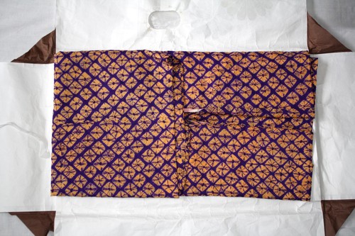 Japanese Men's Traditional Haori Jacket and Undergarment Silk 64cm Shoulder - Picture 5 of 12