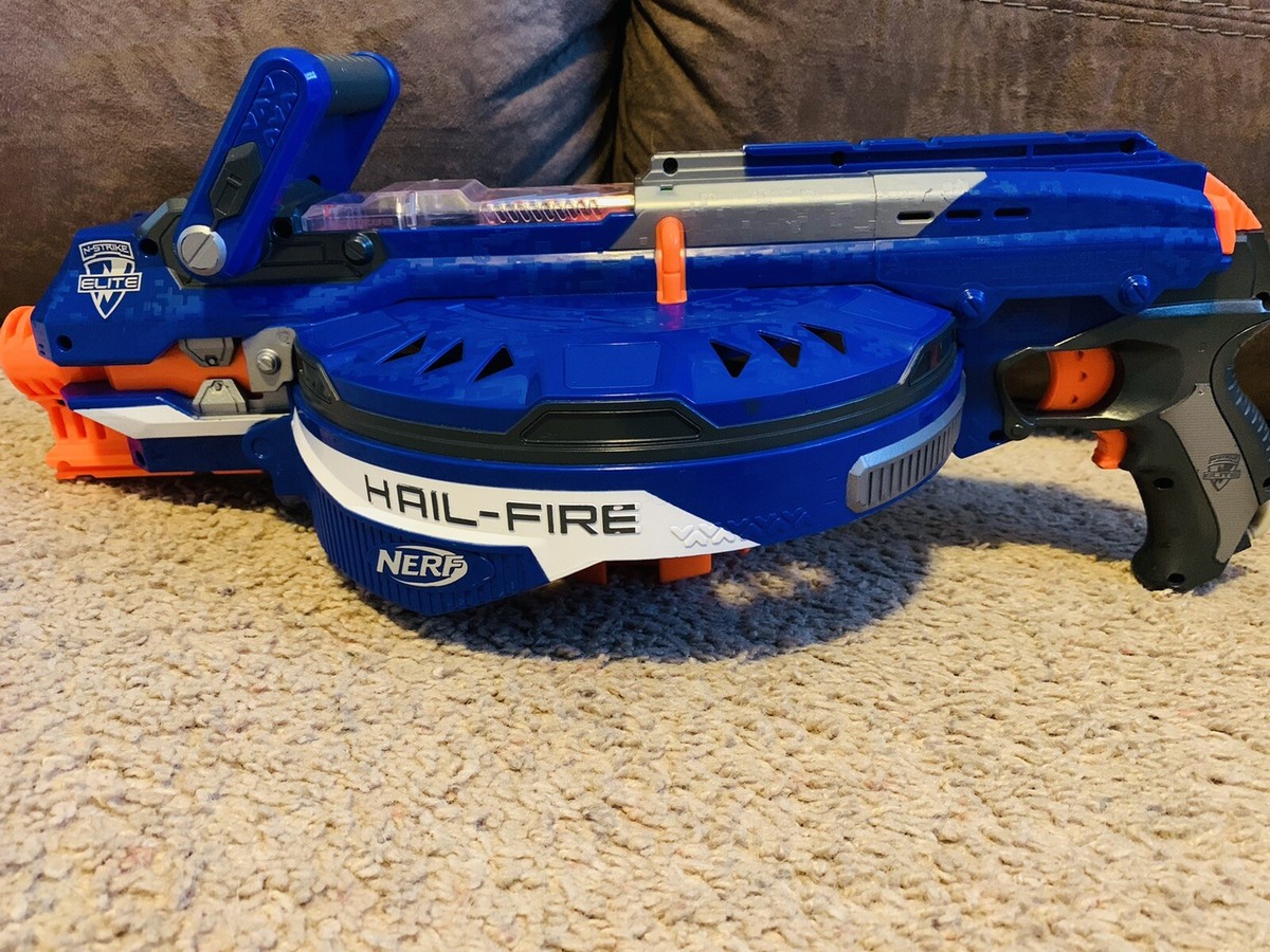 NERF N-Strike Elite Hail Fire Dart Gun Blaster. Used | eBay