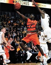 Jawun Evans signed 8x10 photo PSA/DNA Oklahoma State Cowboys Autographed