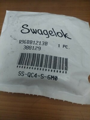 Swagelok SS-QC4-S-6MO  1/4'' Quick Connect stem,,6mm connection