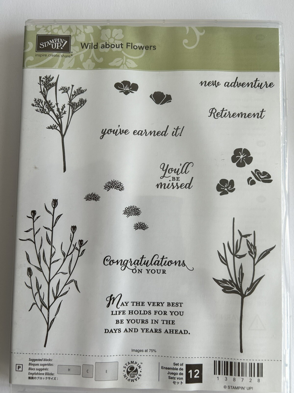 Stampin Up! 'Wild About Flowers' stamps. In good condition eBay