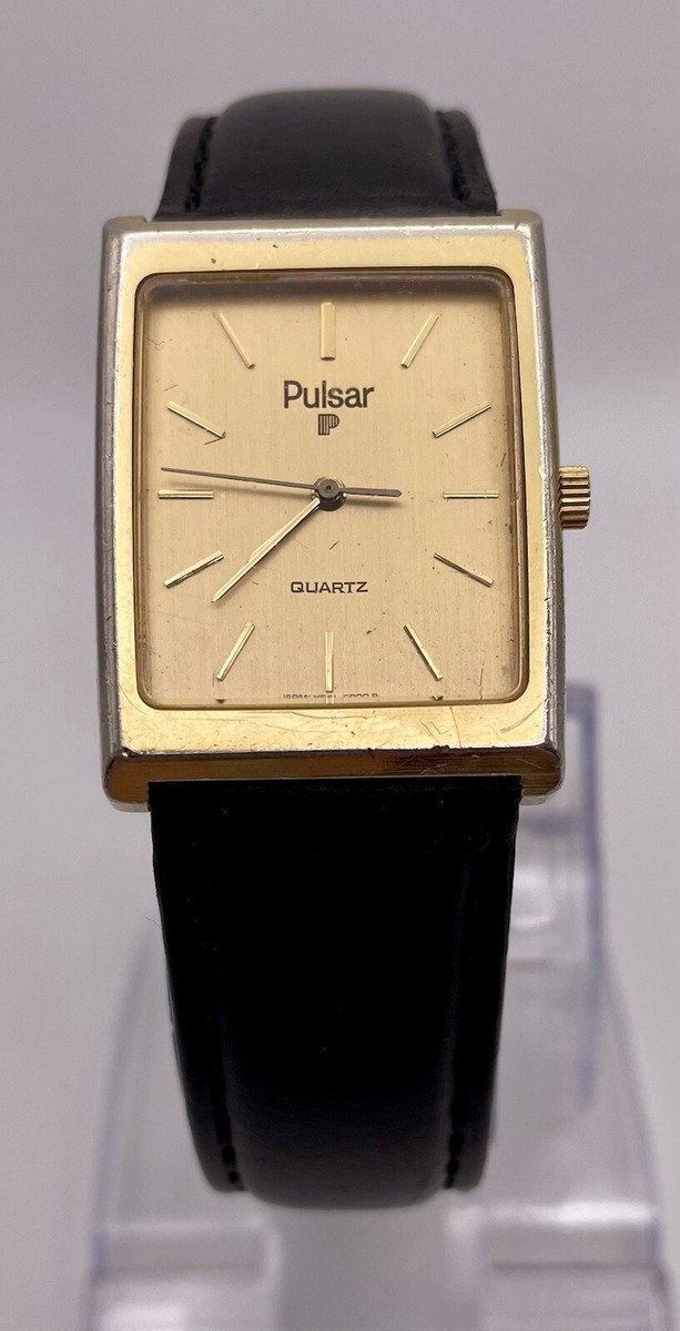 Vintage Pulsar Quartz Men's Watch Y541-5009 New Battery | eBay
