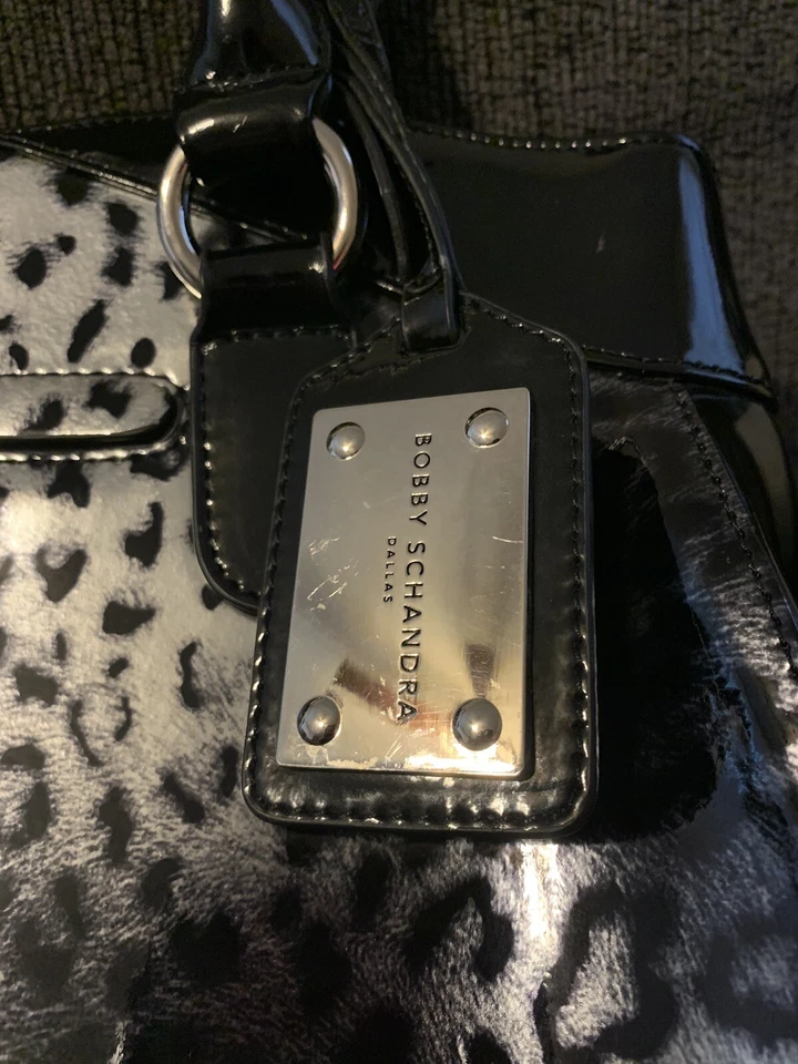 Bobby Schandra Даллас Капри плеча леопард сумка с короткими ручками и бумажник! - Изображение 3 из 4