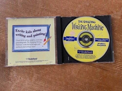 The Amazing Writing Machine (Vintage PC/Mac CD-ROM, 1996) in jewel case - Picture 3 of 3