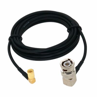 BNC to Microdot 90° M/M RG174 Cable 6''~33FT for Ultrasonic Transducers