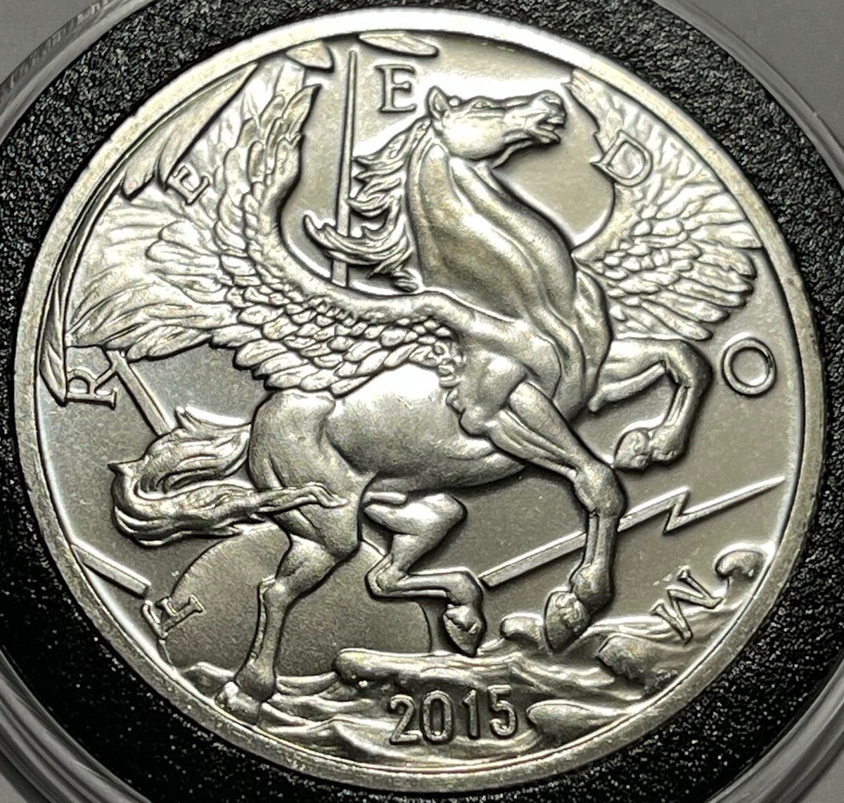 2015 Freedom Pegasus Horse Coin 1 Troy Oz .999 Fine Pure