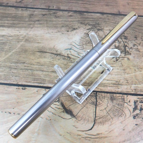 MONTBLANC NOBLESSE 14K-585 FOUNTAIN PEN VINTAGE SILVER GOLD GERMANY BOX A291 - 第 4/13 張圖片