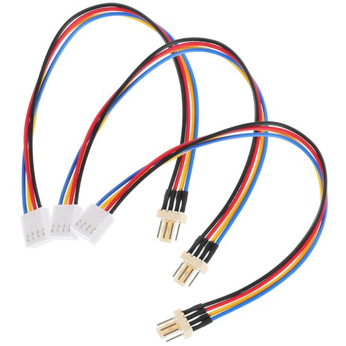 3 Pcs Fan Extension Cable Connector Adapter Motherboard Splitter 4-Pin - Afbeelding 5 van 12