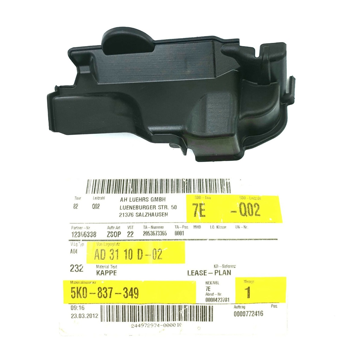 Original Volkswagen 5K0837349 Cover Door Lock Left Amarok, Golf 