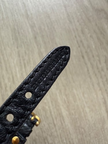 Burberry London Black and Gold Chain Buckle Bracelet USED Designer Made in Italy - Picture 6 of 10