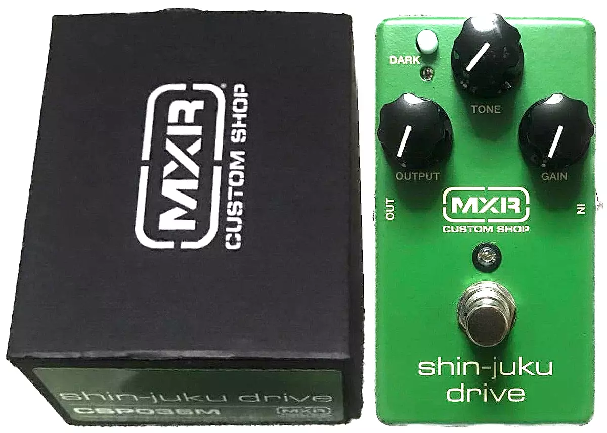 MXR Custom Shop CSP035 Shin-Juku Drive Electric Guitar Distortion Pedal Box Rare