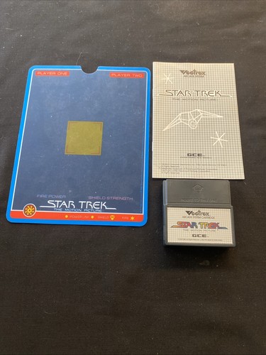 Star Trek: The Motion Picture (Vectrex, 1982) w/Manual and Overlay FREE SHIP