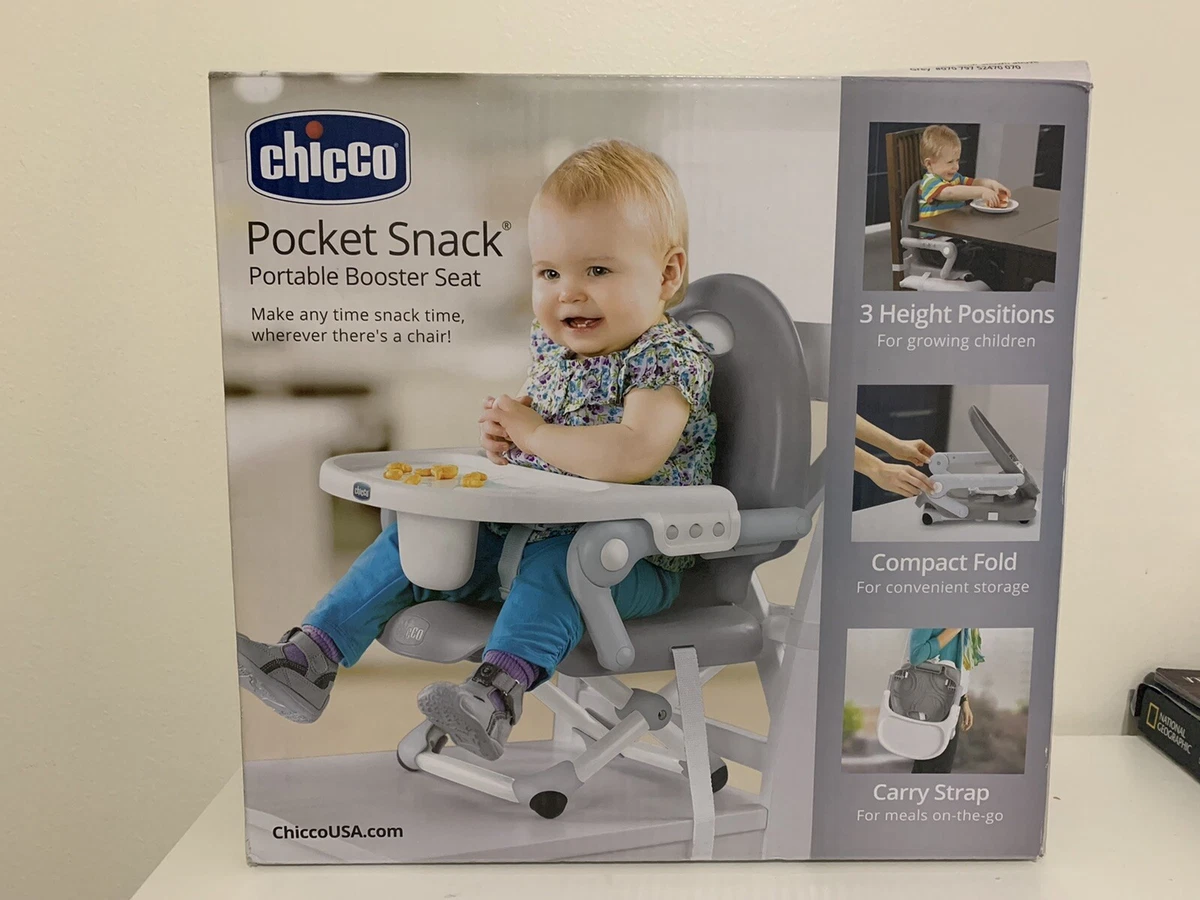 Brand new Chicco Pocket Snack Booster Seat Grey eBay