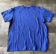 Vintage Polo Sport Ralph Lauren T-Shirt Mens XL Made In USA Blue