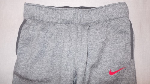 Girls 7-16 Nike Therma DRI-FIT Fleece Athletic Sweat Pants Size: Medium Gray - Picture 7 of 9