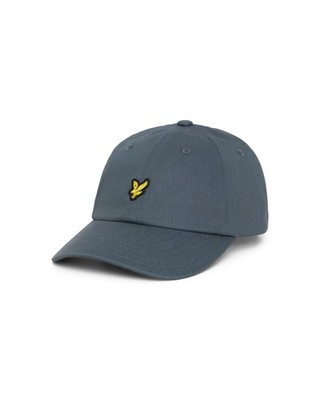 LYLE & SCOTT Men's Baseball Cap | Gunmetal | Golden Eagle Logo Lyle and Scott