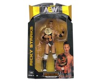 AEW Unrivaled Collection Series 14 Ricky Starks Action Figure #128 FTW Belt NEW