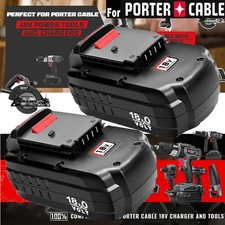 2Pack 18V NiCD Replacement Battery for Porter Cable PC18B 18-Volt Cordless Tools