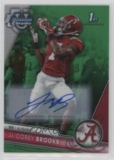 2023 Bowman U Chrome Prospect Green Refractor 6/99 Ja'Corey Brooks #4 Auto 5i2