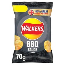 Walkers BBQ Sauce Sharing Bag Crisps Pack of 18x70g