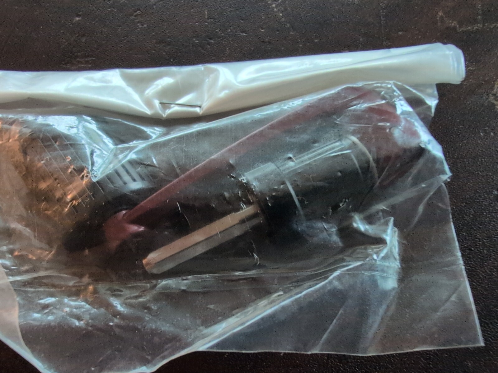 Quantum Spinning Reel Handle- Burgundy SHANK - Part # GU318-17- NEW 