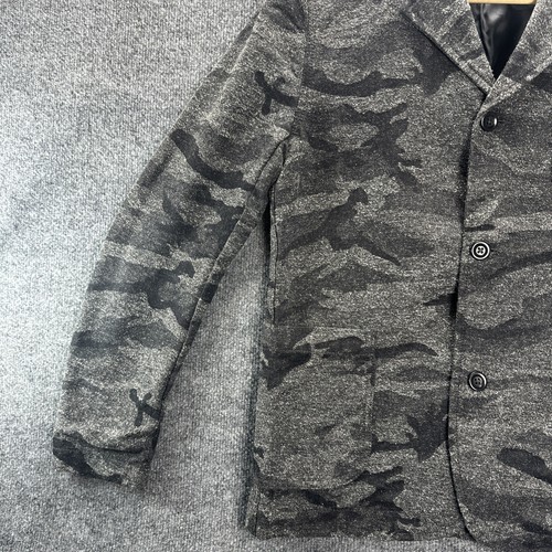 EDWIN SIMPLE POST BLAZER JAPANESE DENIM GREY CAMOUFLAGE SMALL - Picture 10 of 17