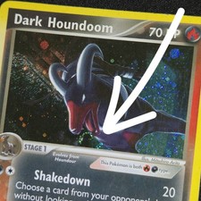 MOUTH SWIRL 🌀💫 Dark Houndoom 5/109 EX Team Rocket Returns Holo Carta Pokemon