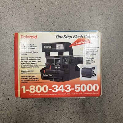 VTG Polaroid One Step Flash 600 Plus Point & Shoot Film Camera
