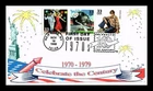 US COVER CELEBRATE CENTURY 1970S FDC STRIP OF 3 JUVELAR LIMITED EDITION