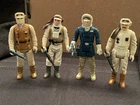 Star Wars Vintage 1980 Rebel Hoth Lot of 4 Luke Han Soldier 100% Complete Kenner