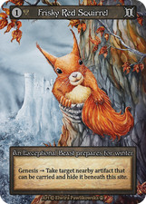 Frisky Red Squirrel - Arthurian Legends - Sorcery TCG