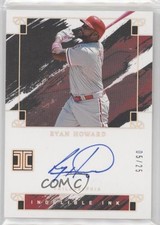 2024 Panini Impeccable Indelible Ink Holo Silver /25 Ryan Howard #II-RH Auto s3g