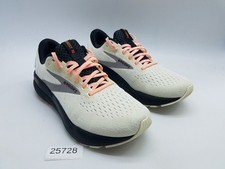 Brooks Ghost 16 Men's Size 9 Medium D Running Shoes Ecru Black Orange