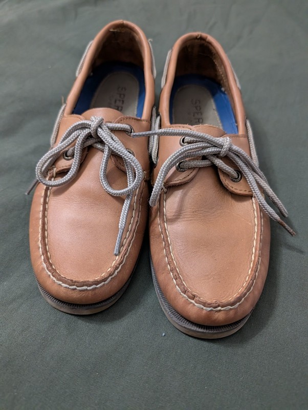 Sperry Top-Sider Leeward 2-eye 777894 Men's Boat Shoes Size 8M- Brown