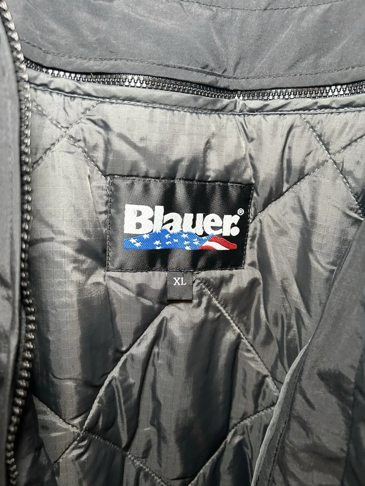 Blauer Men's XL  Black Lightweight Jacket with Removable Liner Police Security - Image 2 of 4