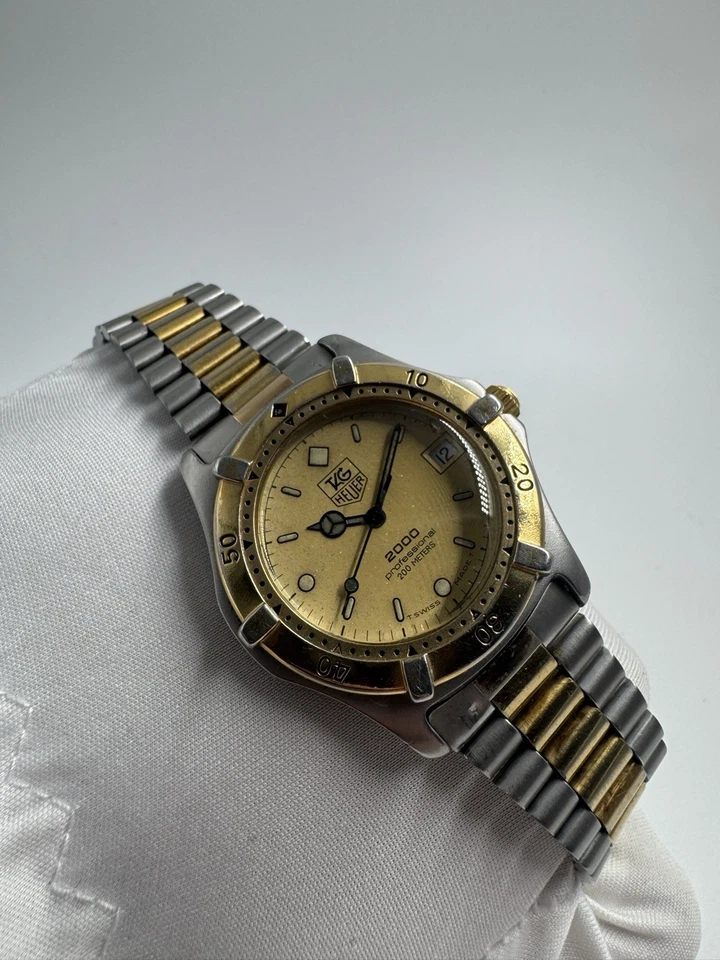 Tag Heuer Professional 2000 Series 40mm Gold Plated Watch. 964.006 - image 4 of 4