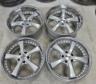 Rare BLITZ TECHNO SPEED Z2 18-inch 9J 10J PCD 114.3 JDM wheels | eBay