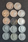 $1.40 Face Value - US 90% Silver Coins - Lot of Cull Mercury Dimes - Lot #2