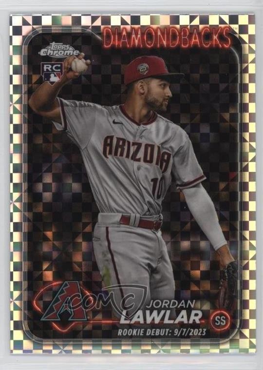 2024 Topps Chrome Update Rookie Debut X-Fractor Jordan Lawlar #USC51 Rookie RC